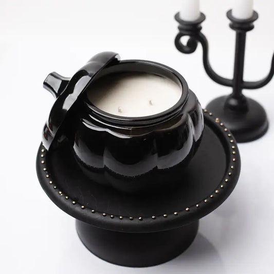 Onyx Glass Pumpkin